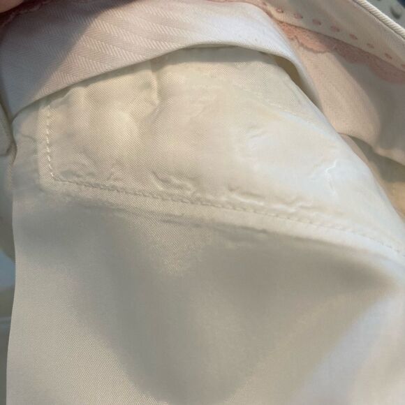 Body By Victoria NWOT Christie Fit Cream high waist wider leg trousers - Picture 9 of 11